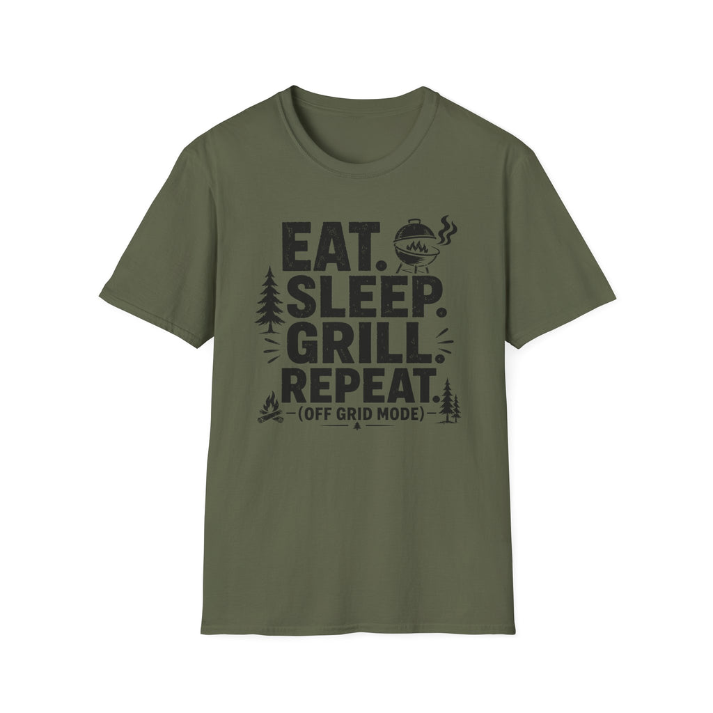Eat Sleep Grill Repeat T-Shirt
