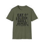 Eat Sleep Grill Repeat T-Shirt