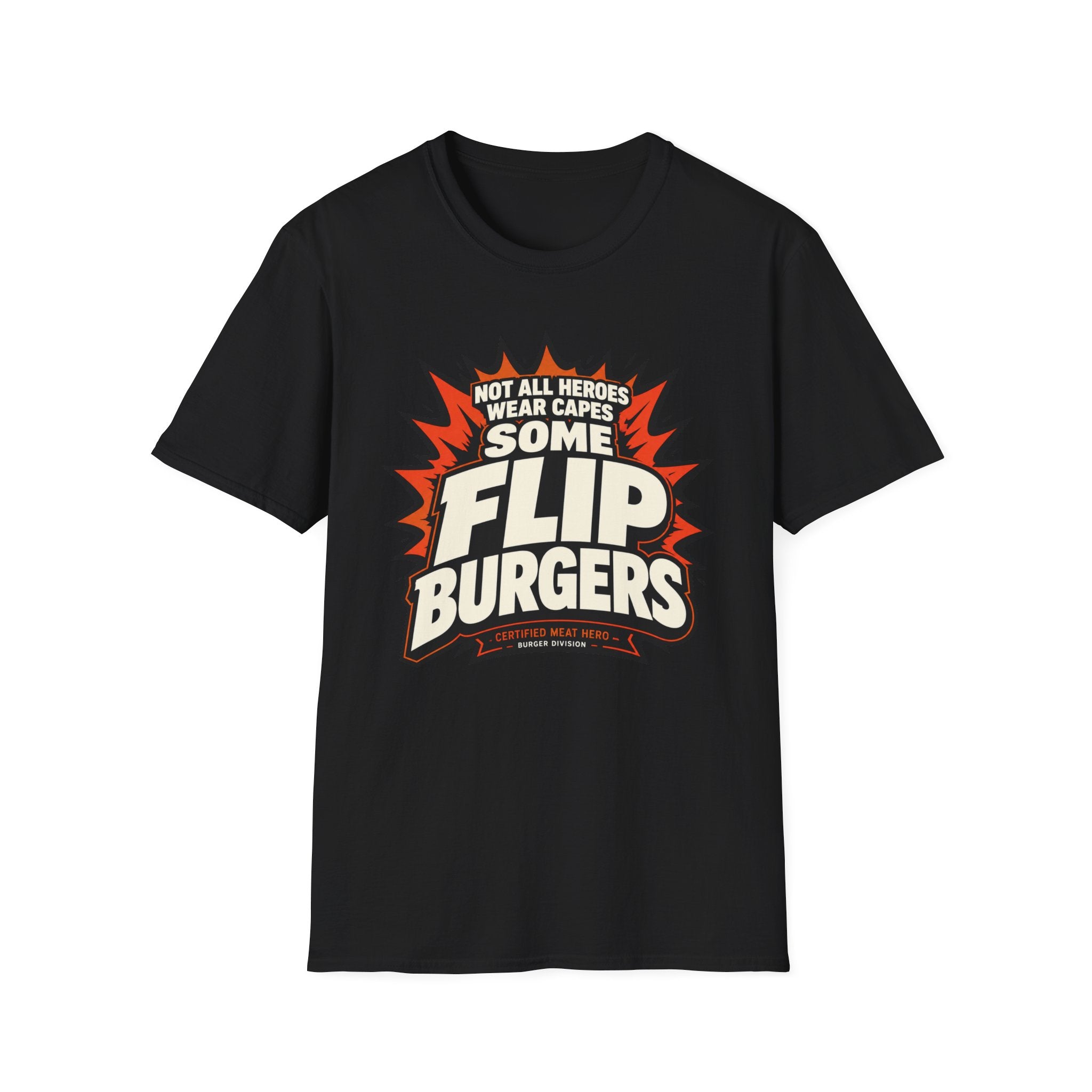Heroes Flip Burgers T-Shirt