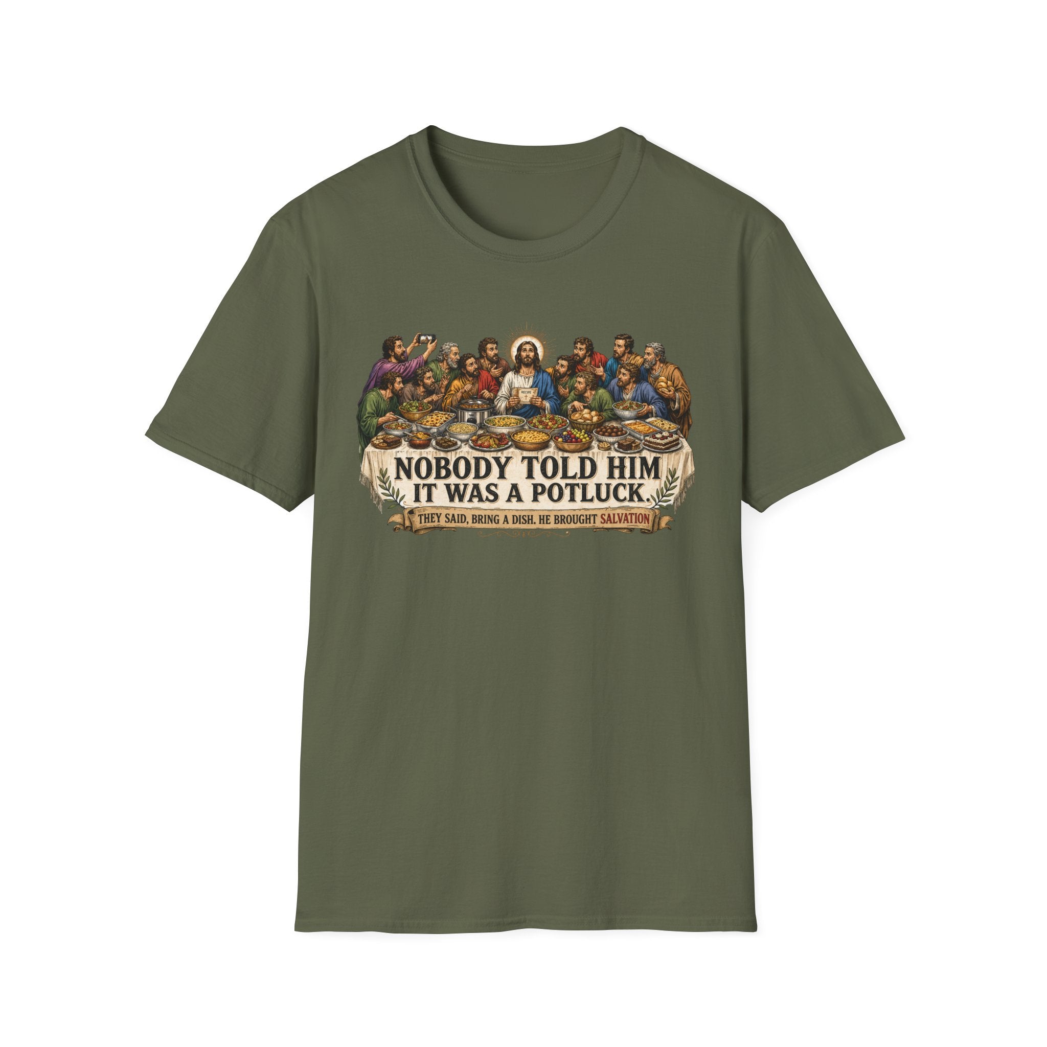 Jesus Potluck Salvation T-Shirt