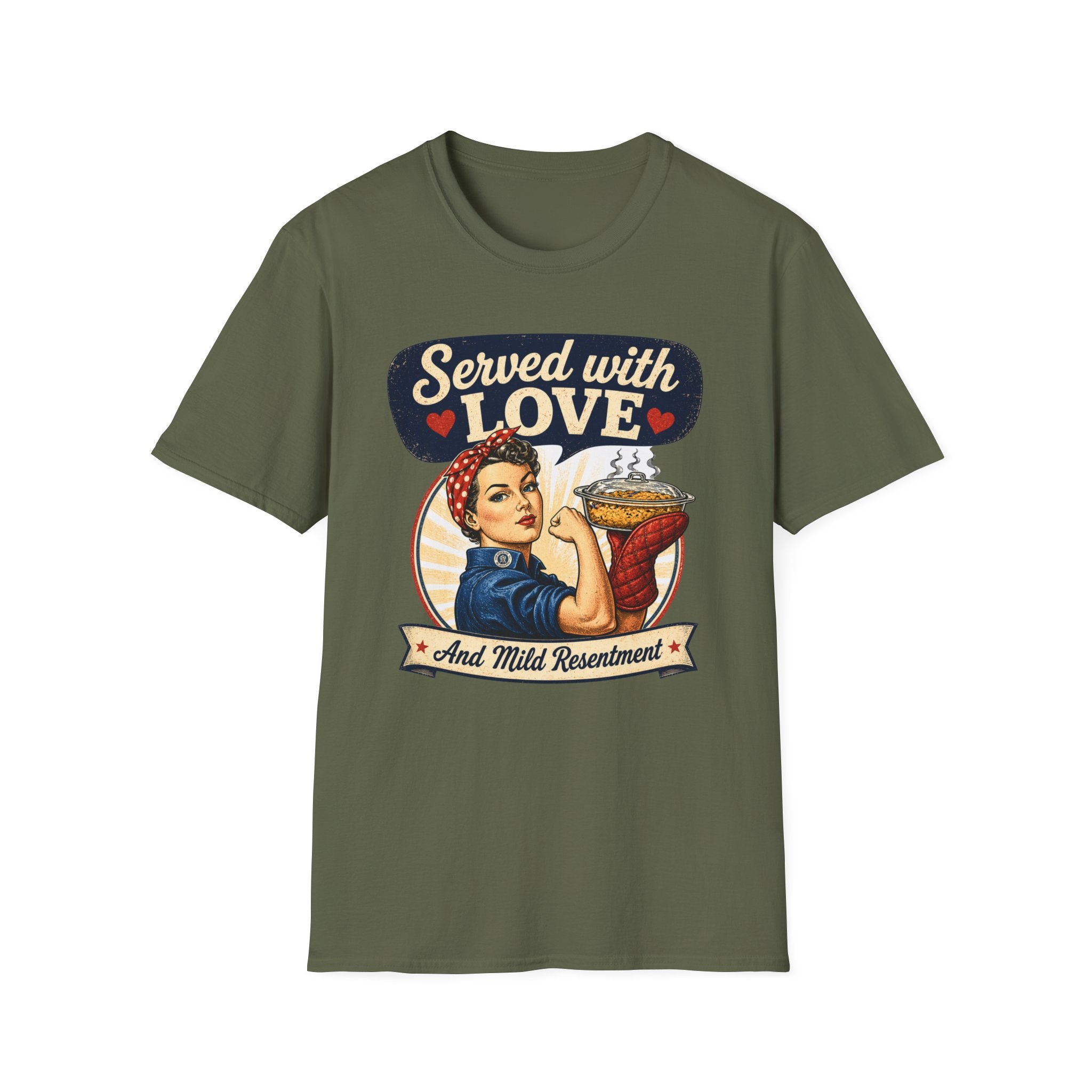 Rosie Served With Love Casserole T-Shirt