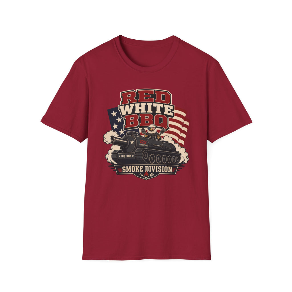 Red White BBQ Tank Eagle T-Shirt