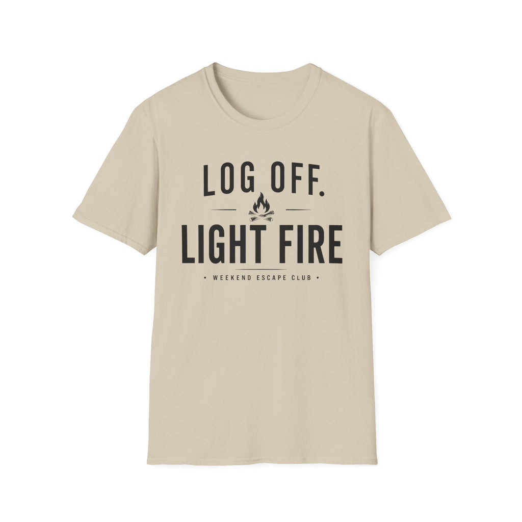 Log Off Light Fire T-Shirt