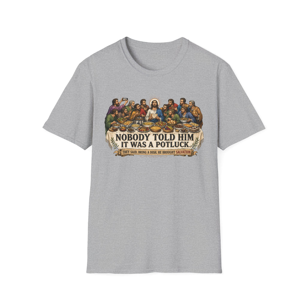 Jesus Potluck Salvation T-Shirt