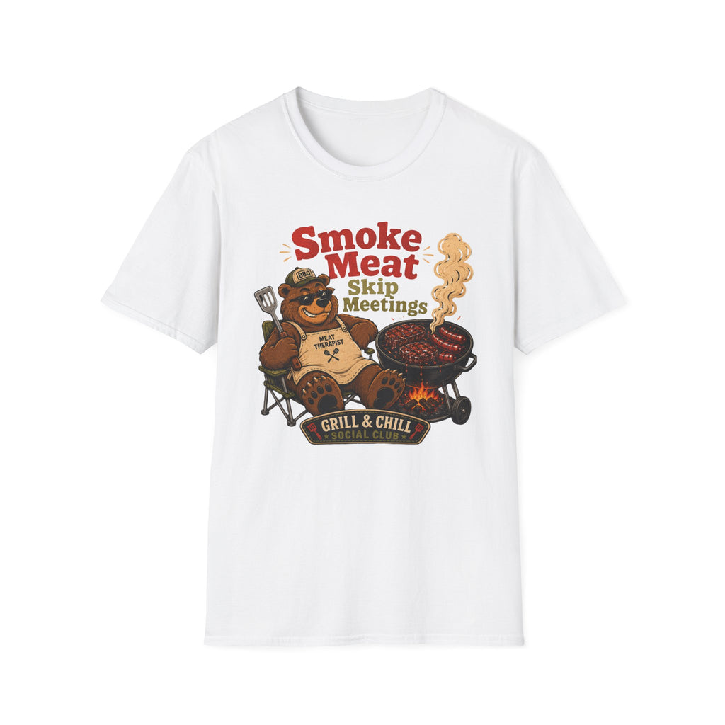 Smoke Meat Skip Meetings T-Shirt