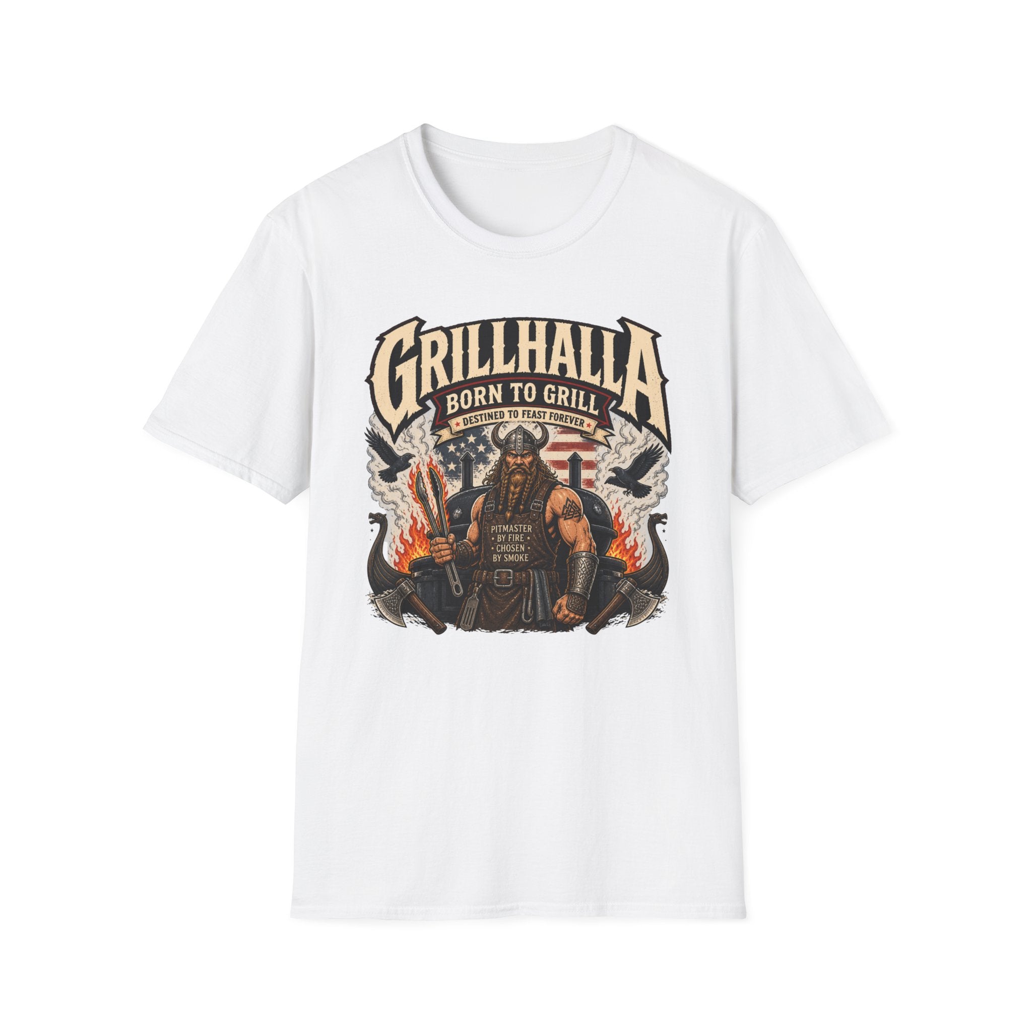 Grilhalla Born to Grill T-Shirt