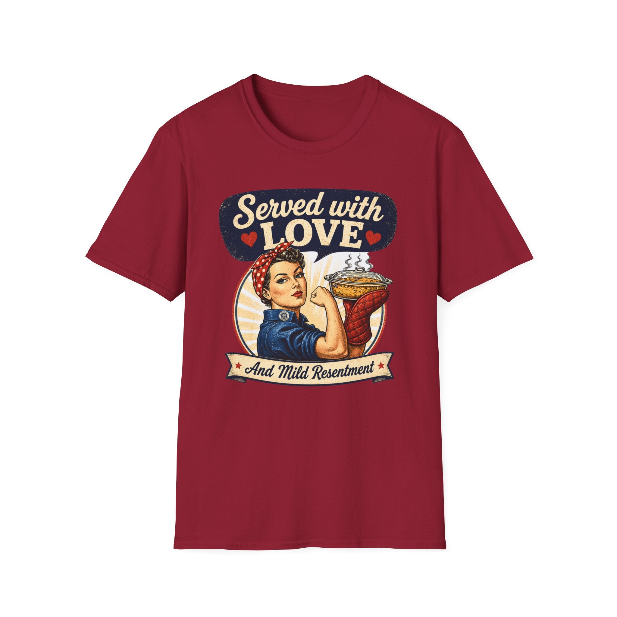 Rosie Served With Love Casserole T-Shirt