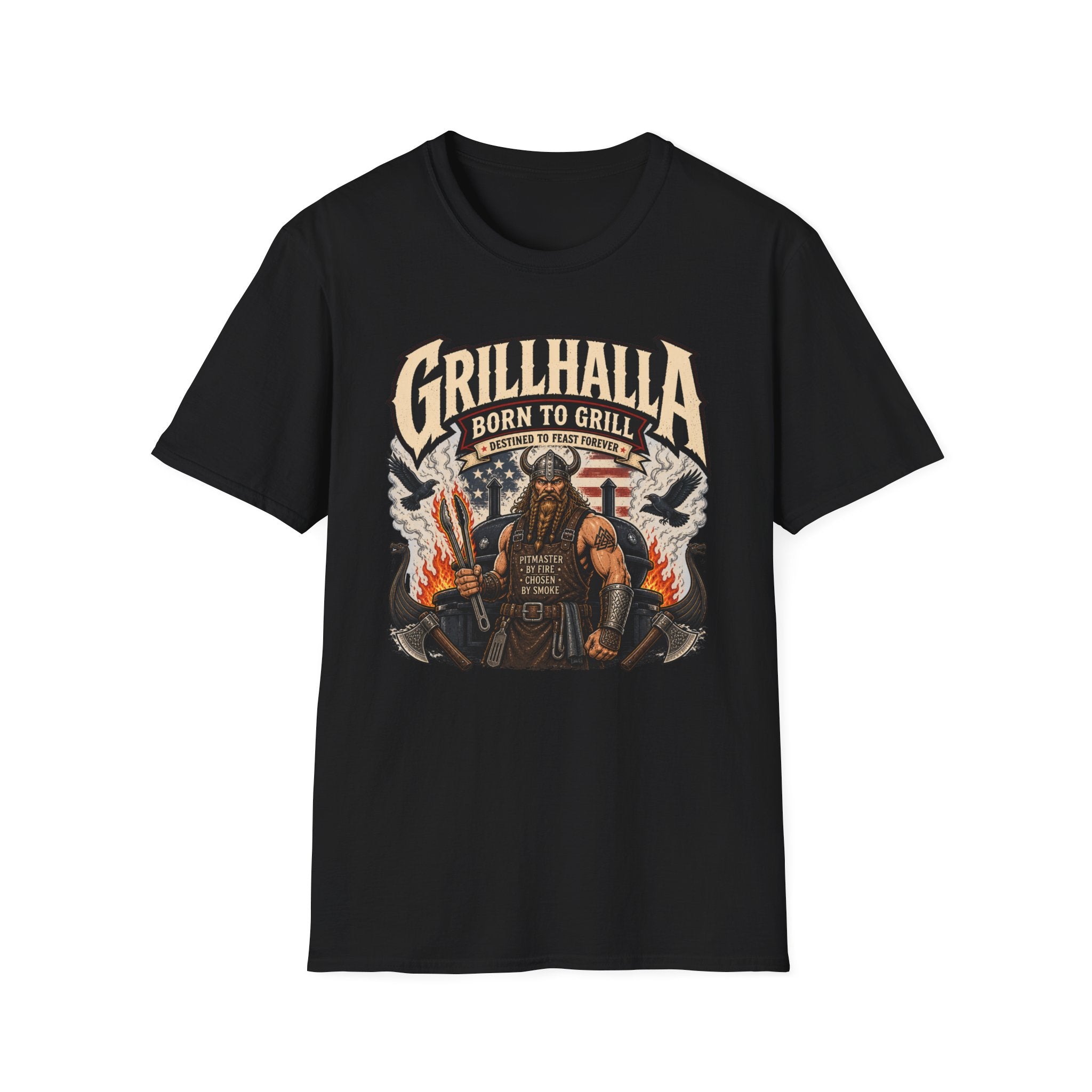 Grilhalla Born to Grill T-Shirt
