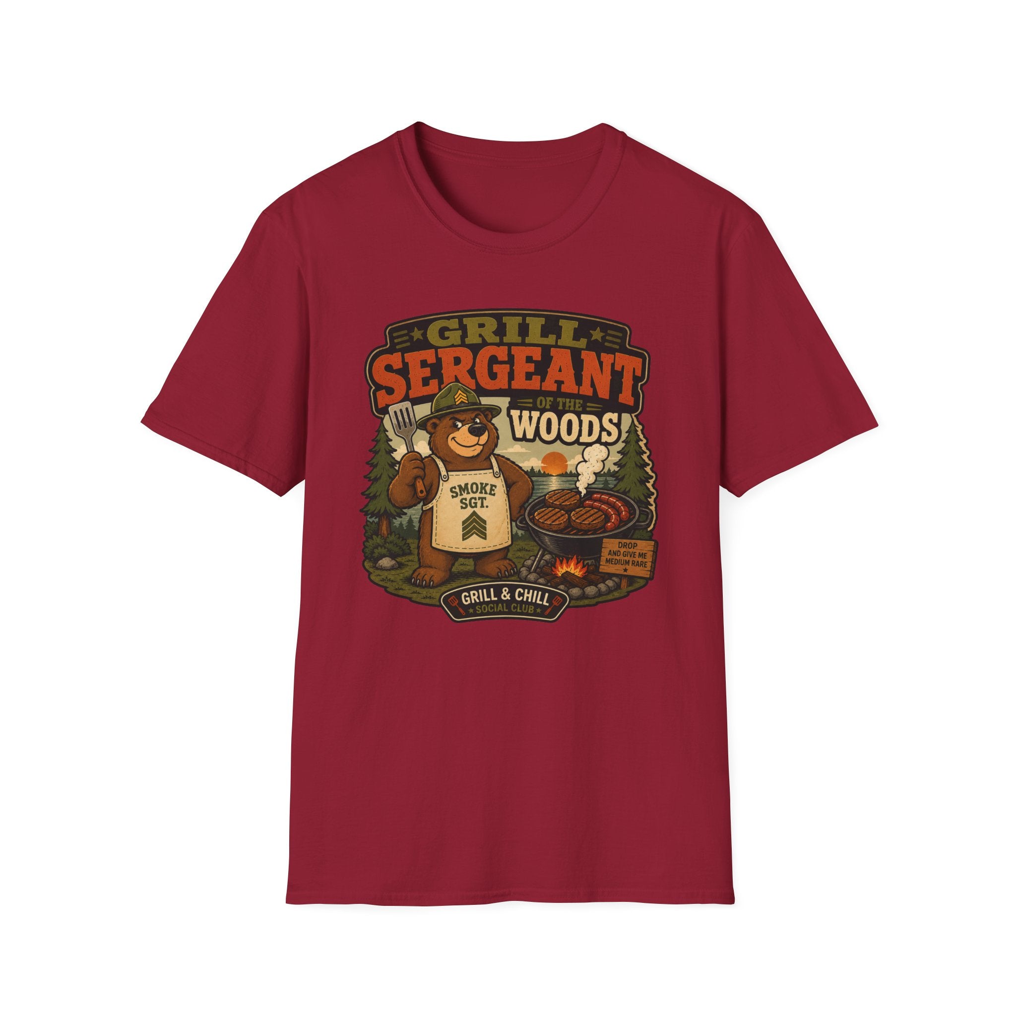 Grill Sergeant Bear T-Shirt