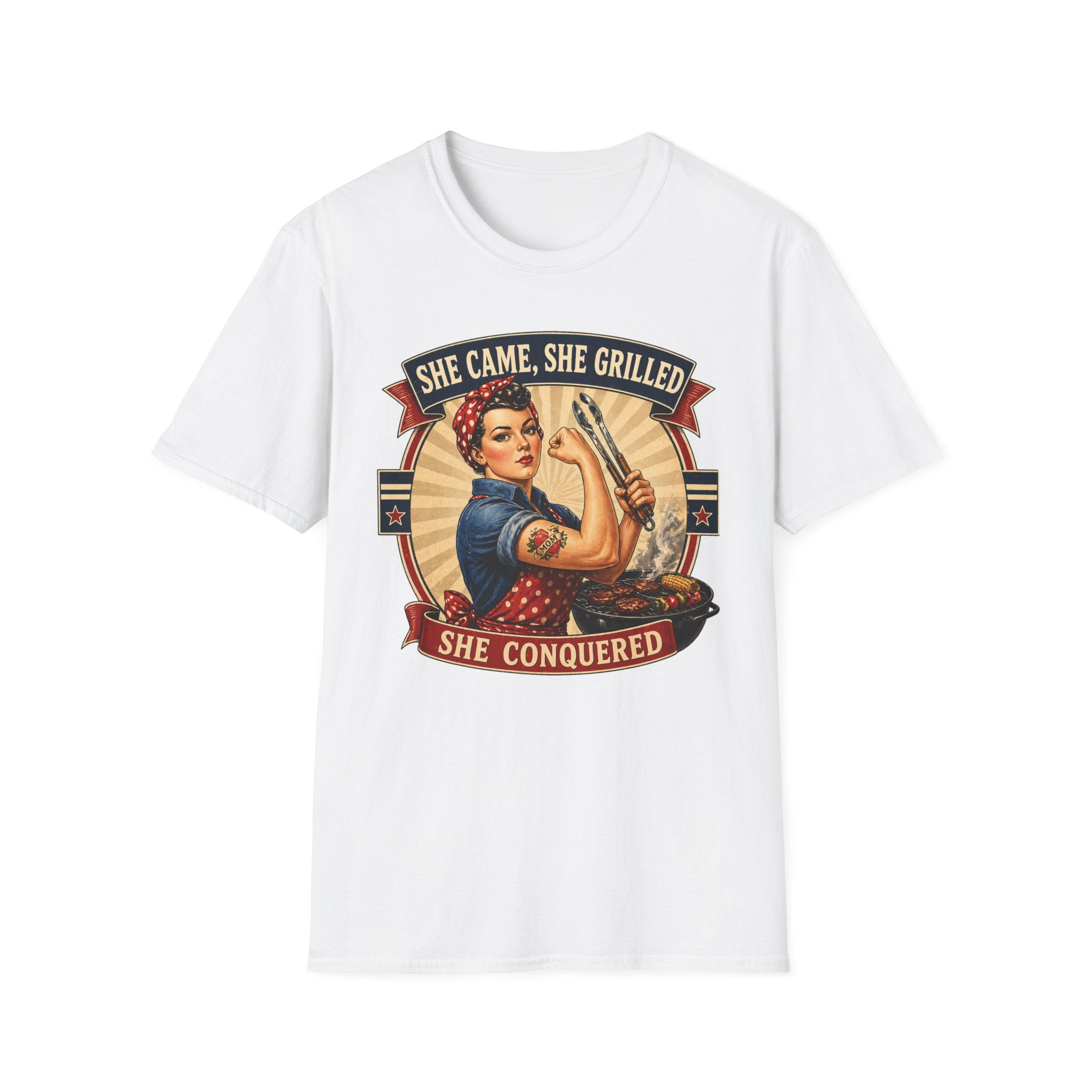 Rosie She Came She Grilled T-Shirt