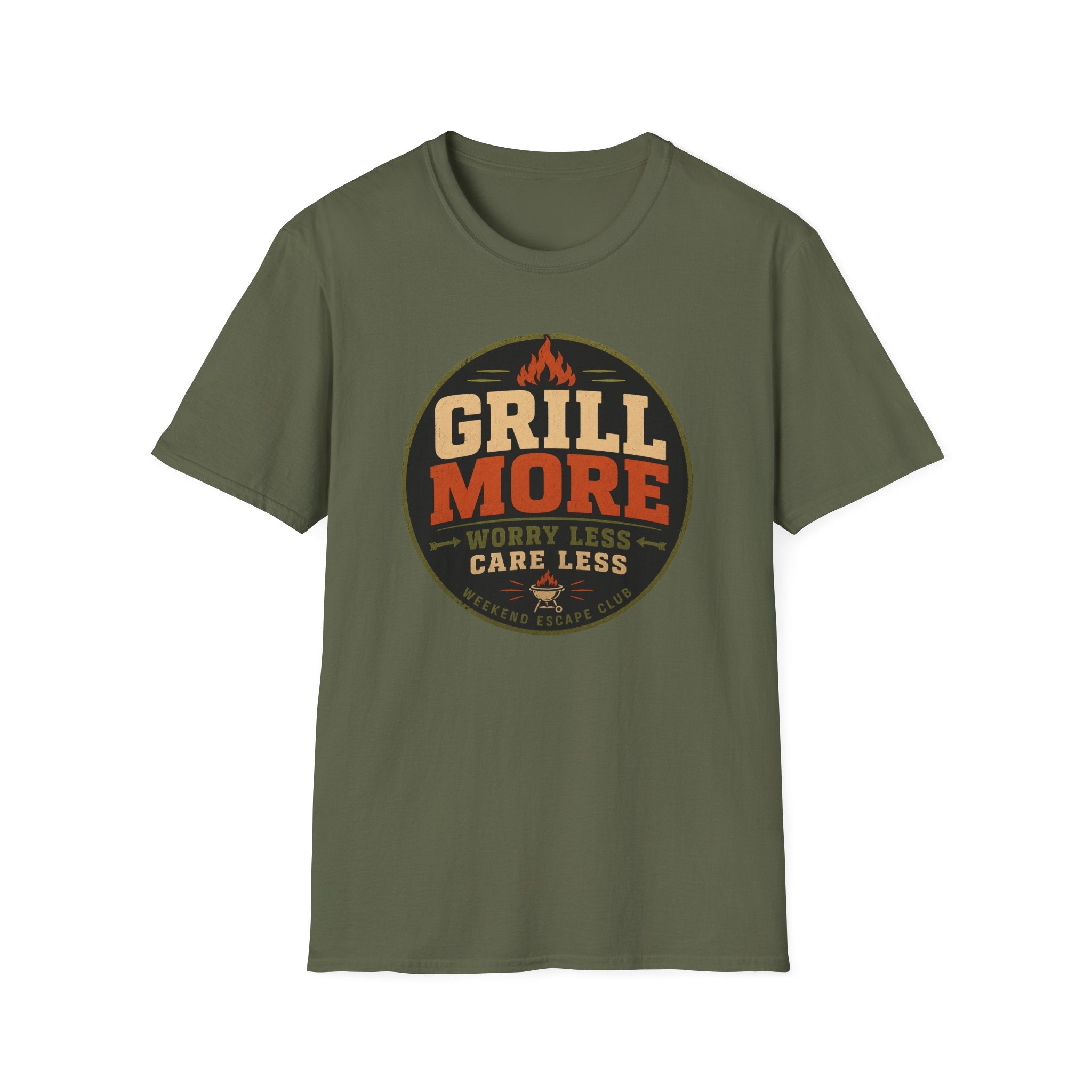 Grill More Worry Less T-Shirt