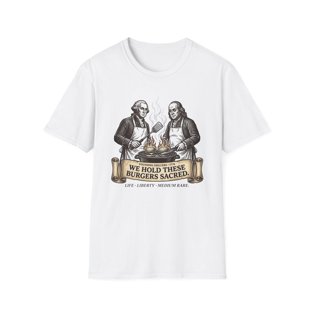 Washington Franklin Sacred Burger T-Shirt