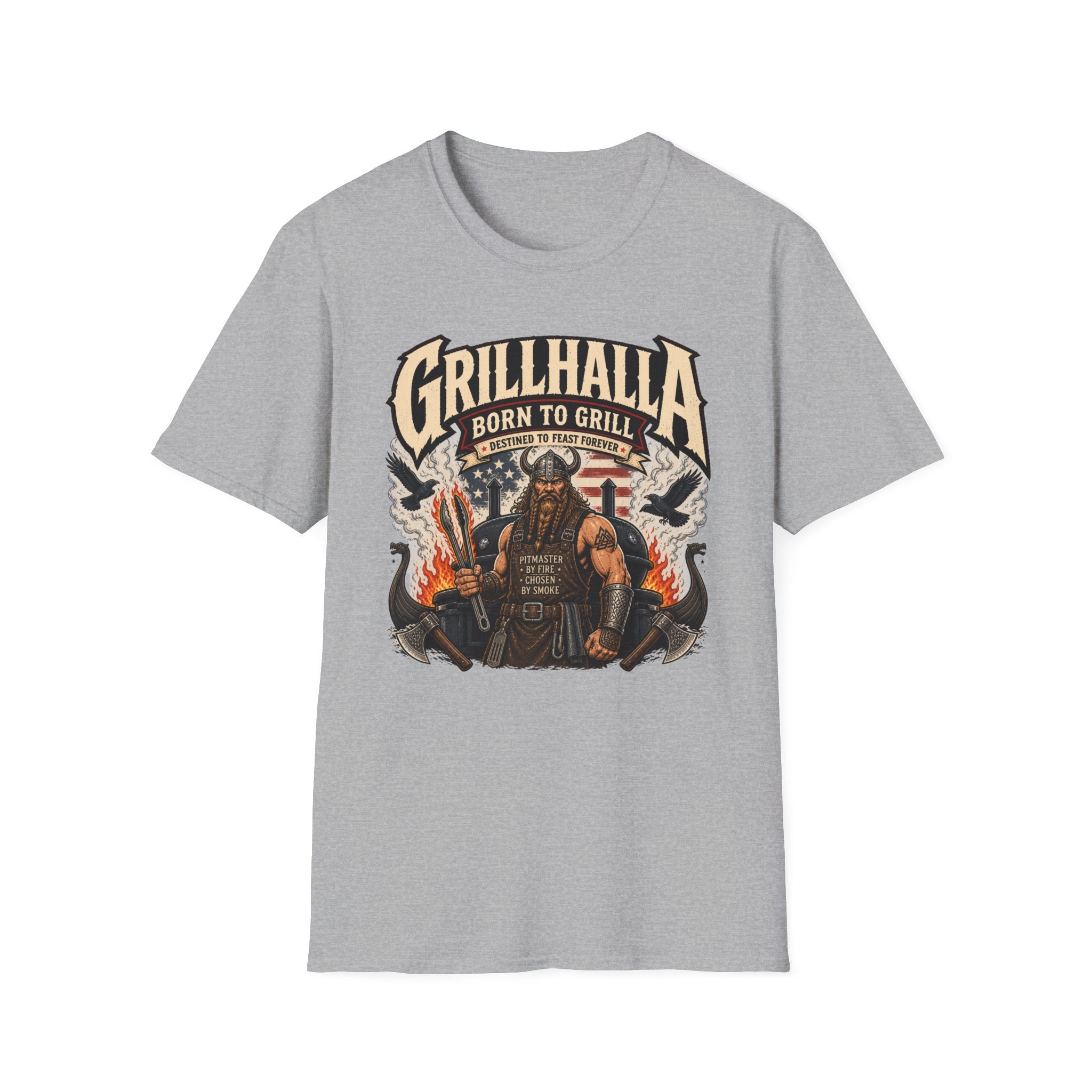 Grilhalla Born to Grill T-Shirt