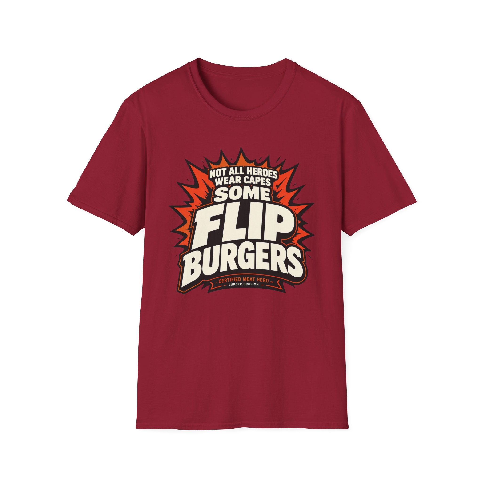 Heroes Flip Burgers T-Shirt