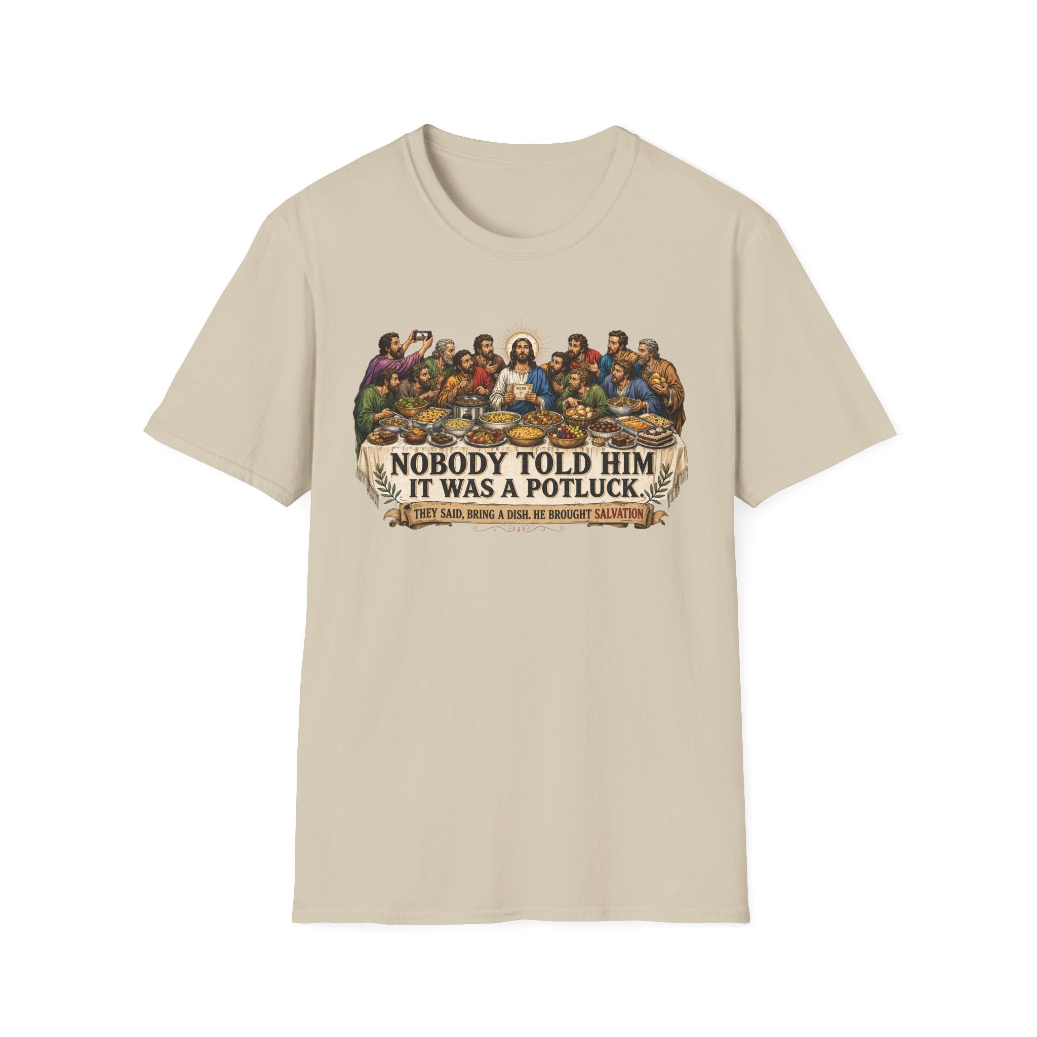 Jesus Potluck Salvation T-Shirt