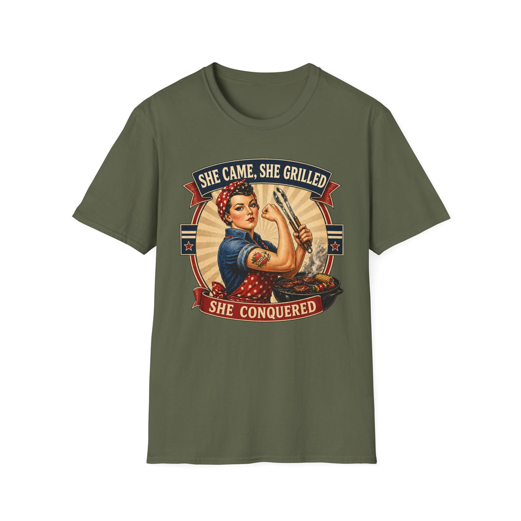 Rosie She Came She Grilled T-Shirt