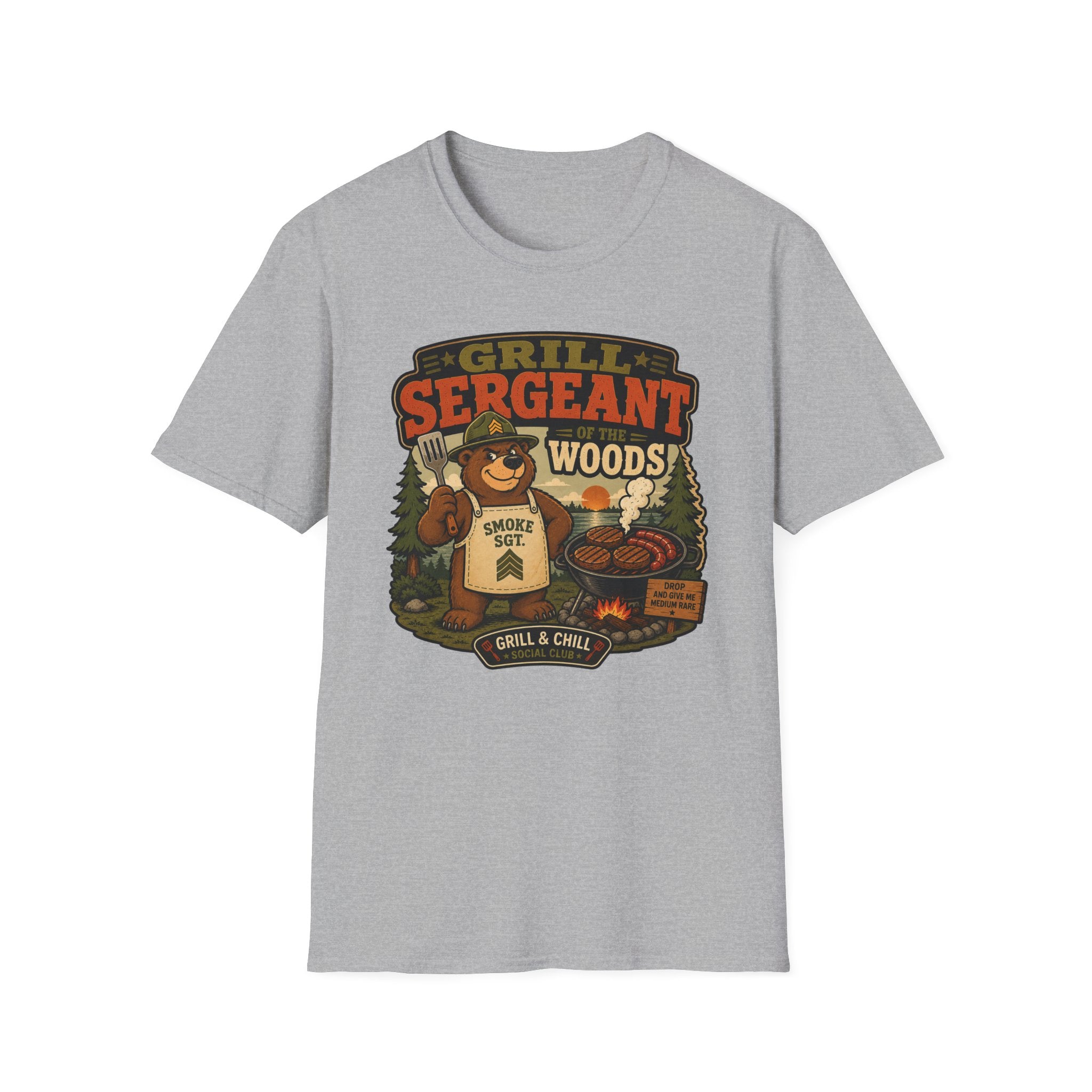 Grill Sergeant Bear T-Shirt