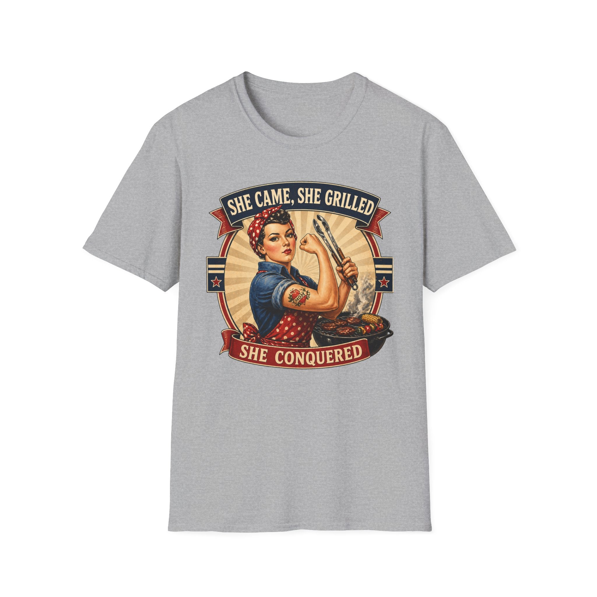 Rosie She Came She Grilled T-Shirt