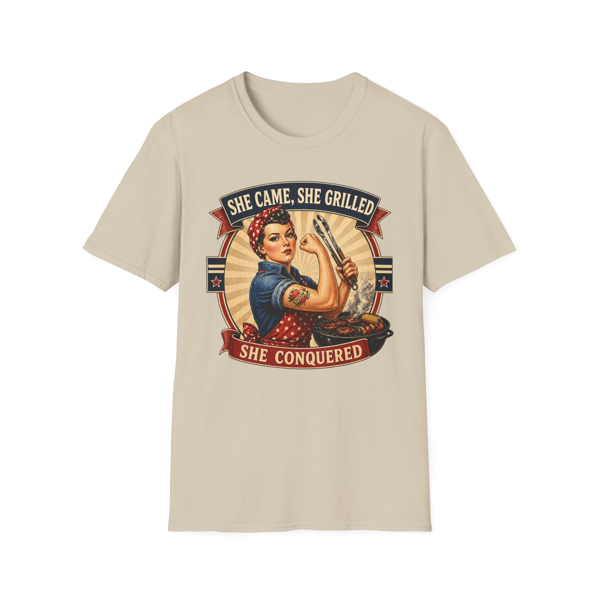 Rosie She Came She Grilled T-Shirt