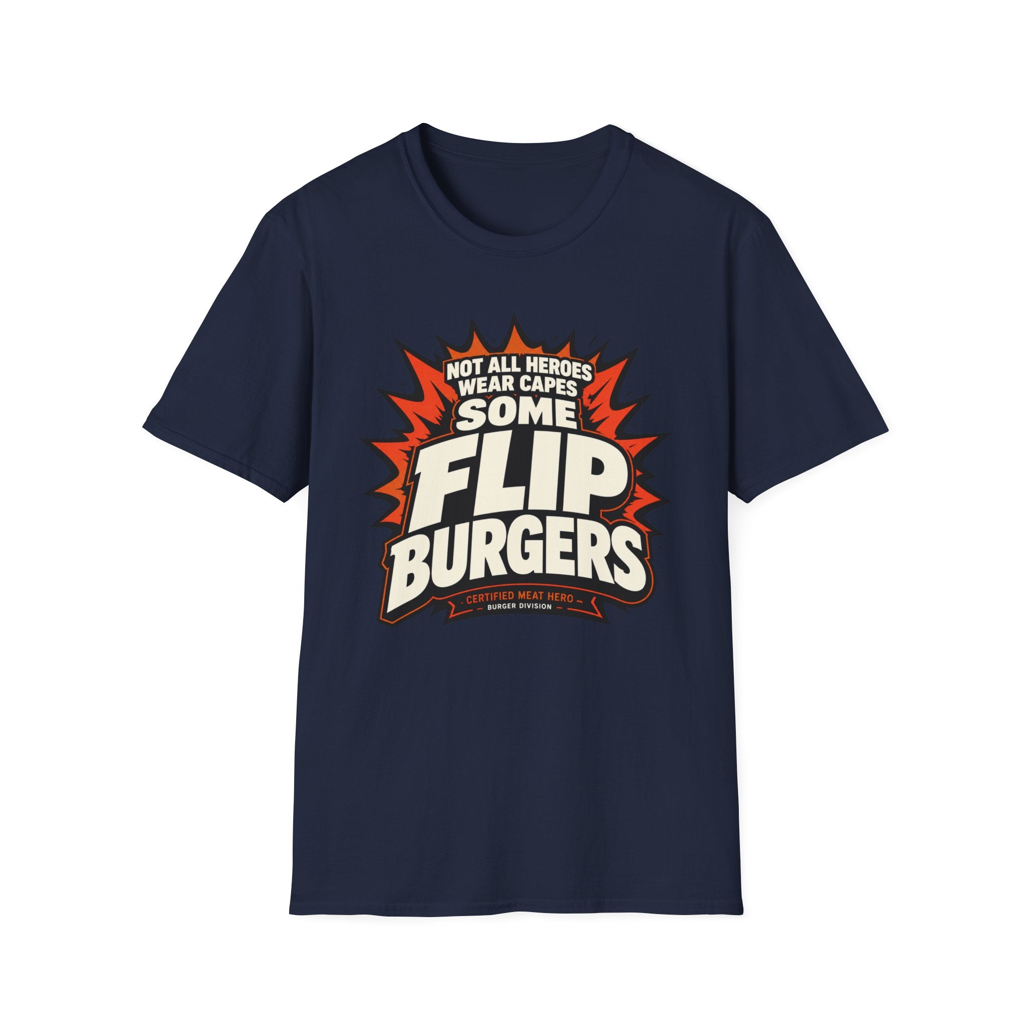 Heroes Flip Burgers T-Shirt
