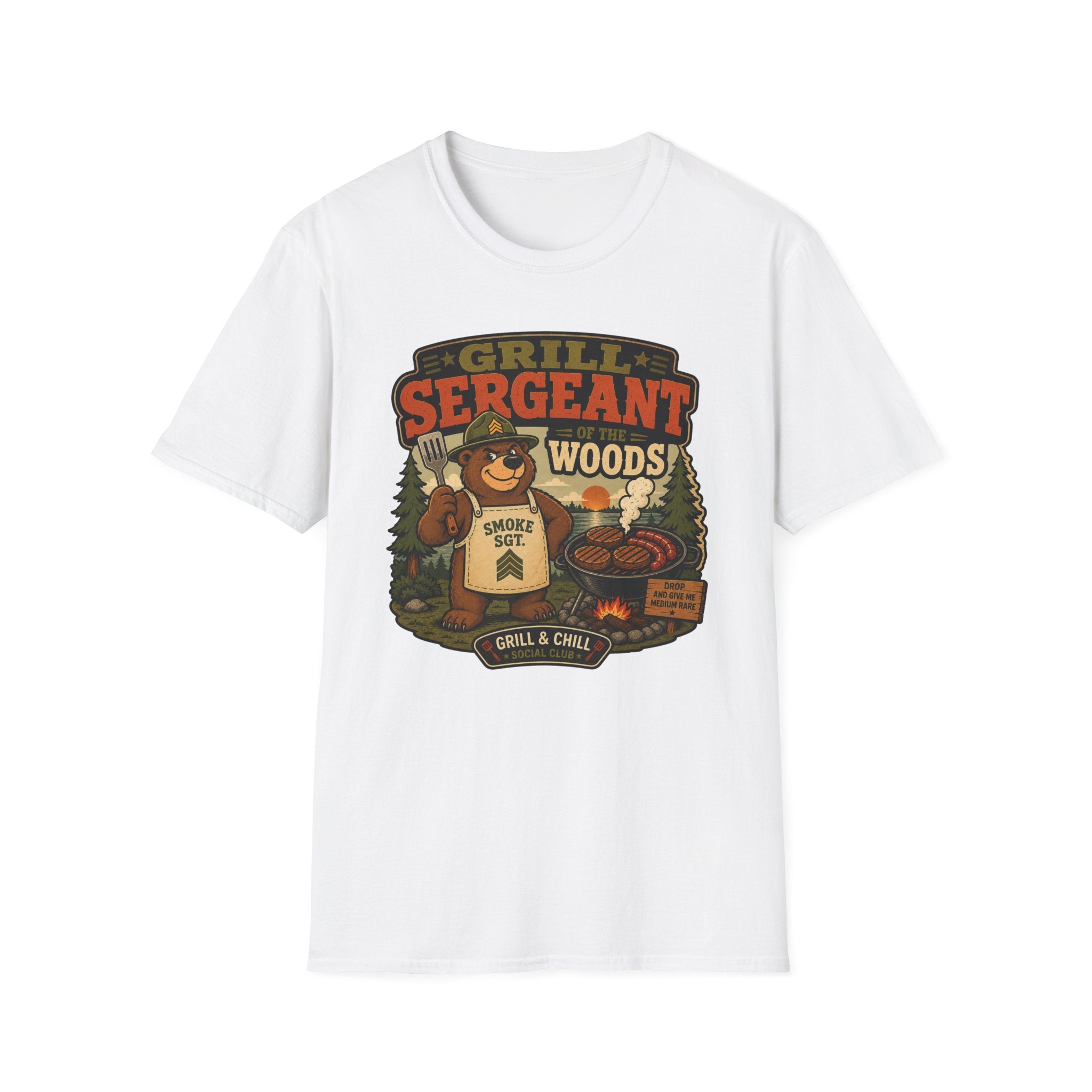 Grill Sergeant Bear T-Shirt