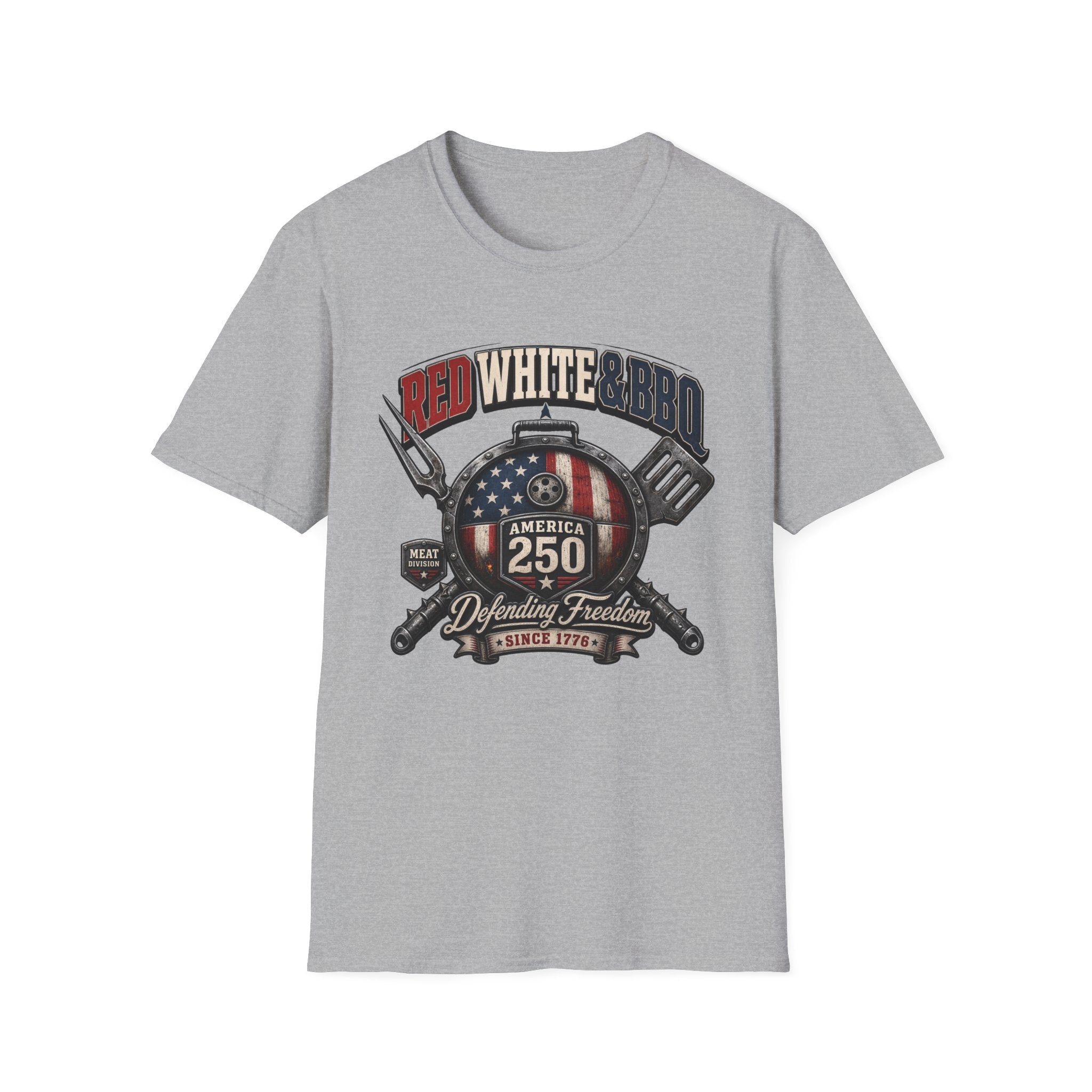 Red White BBQ 250 T-Shirt