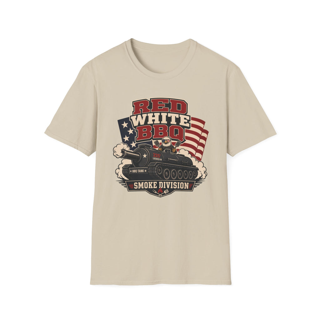 Red White BBQ Tank Eagle T-Shirt