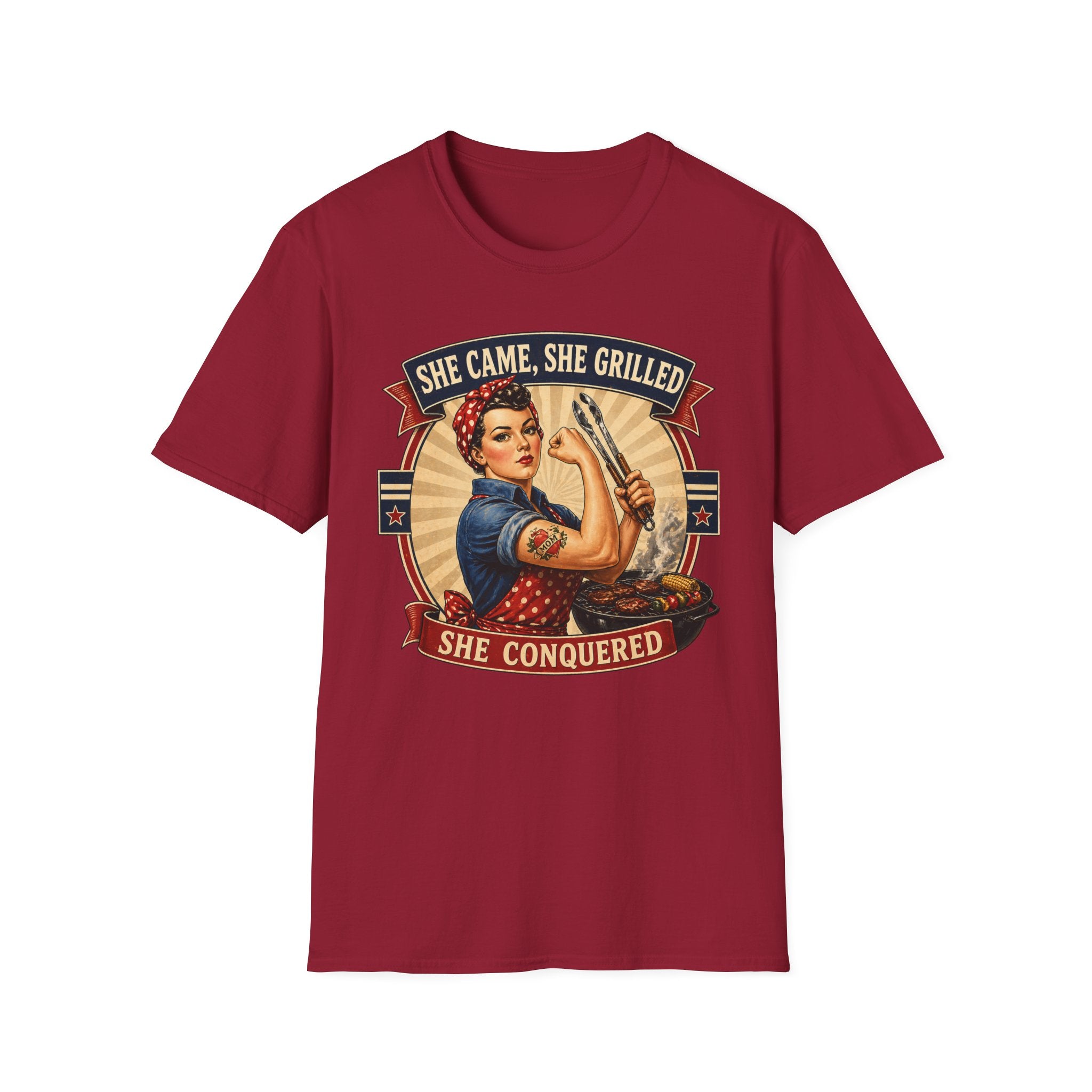 Rosie She Came She Grilled T-Shirt