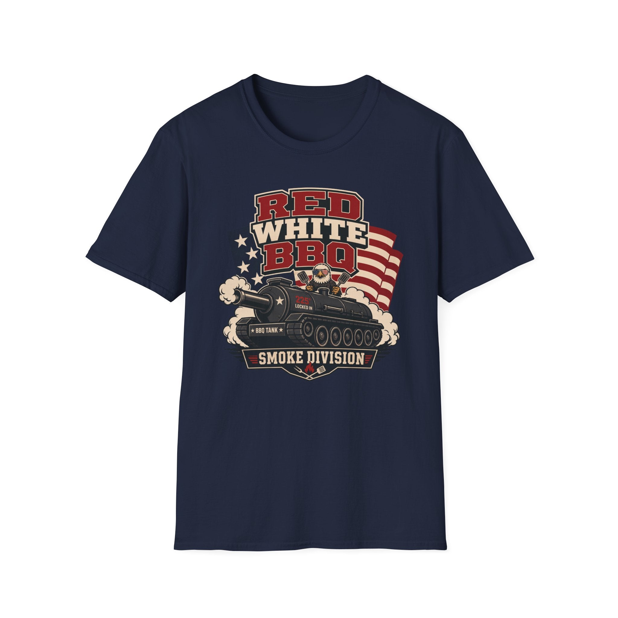 Red White BBQ Tank Eagle T-Shirt