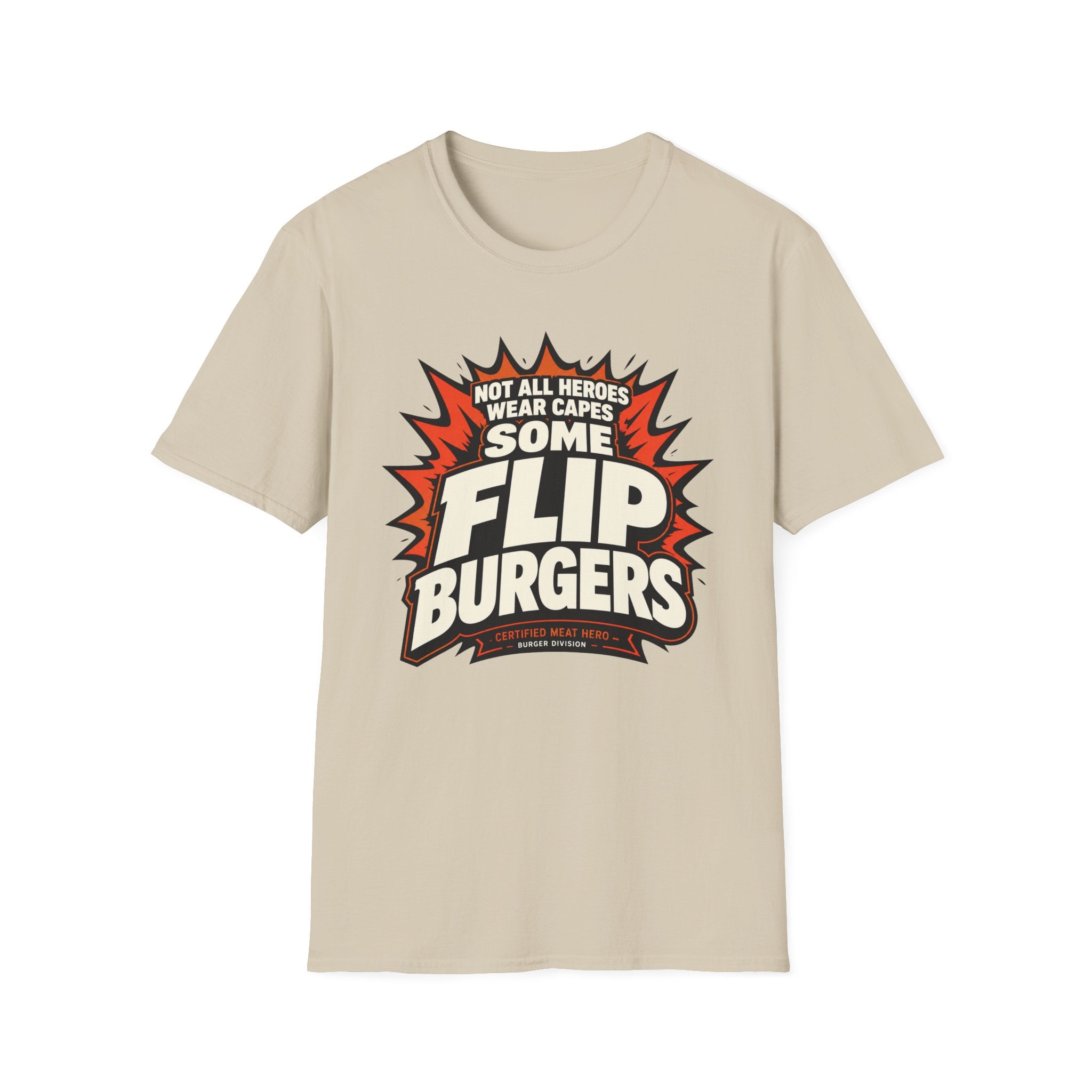 Heroes Flip Burgers T-Shirt