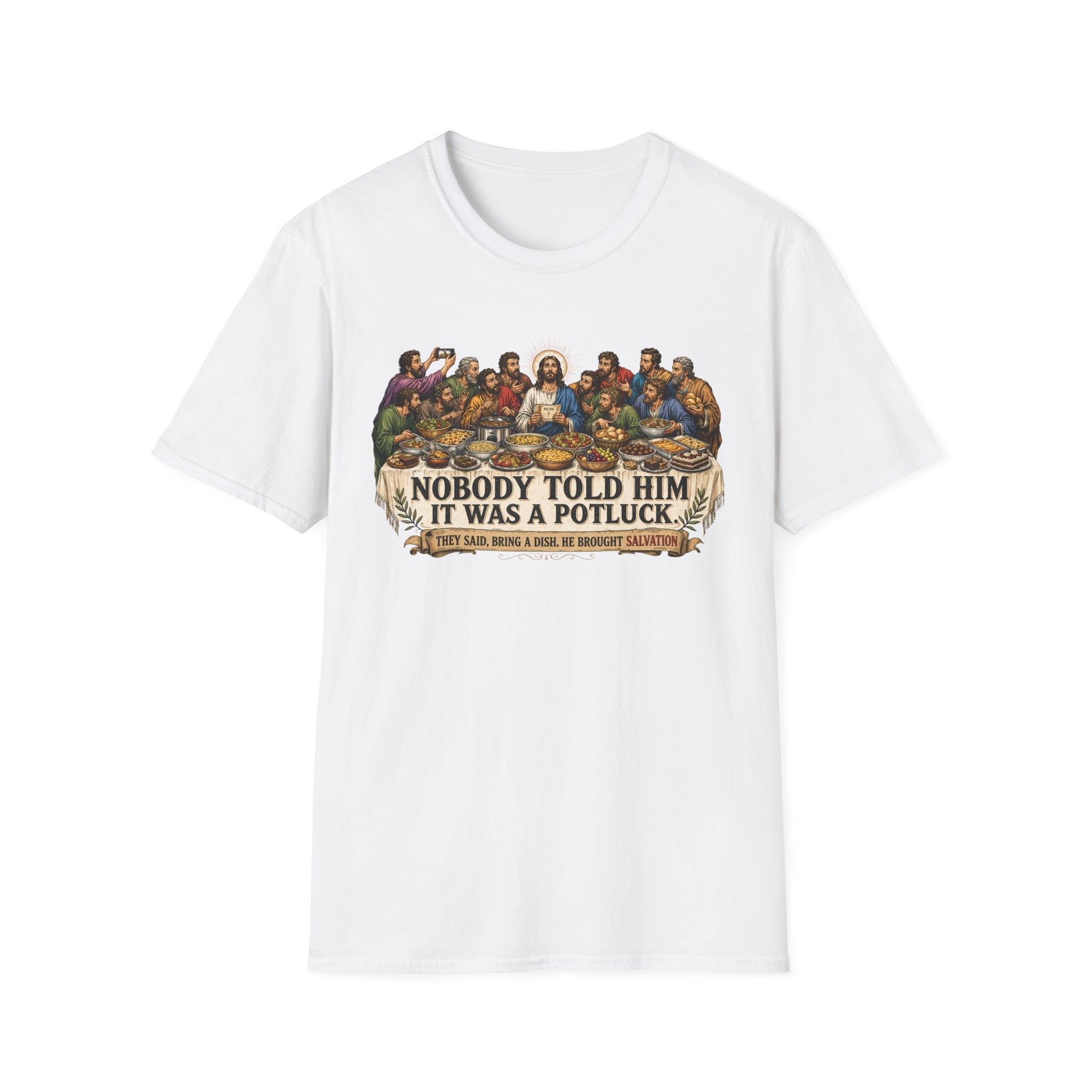 Jesus Potluck Salvation T-Shirt