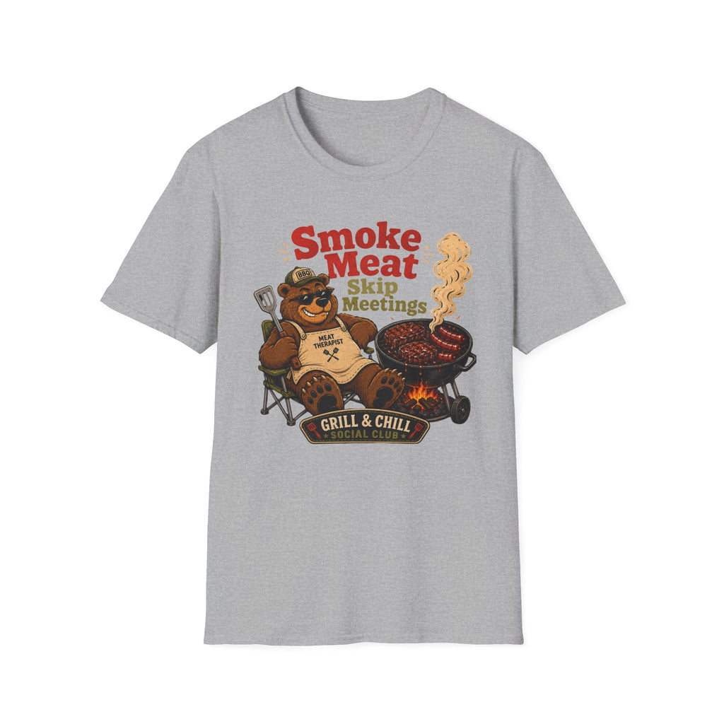 Smoke Meat Skip Meetings T-Shirt