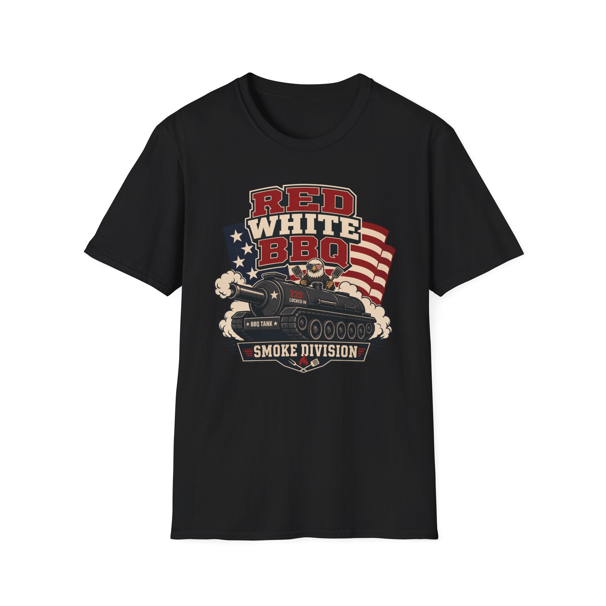 Red White BBQ Tank Eagle T-Shirt