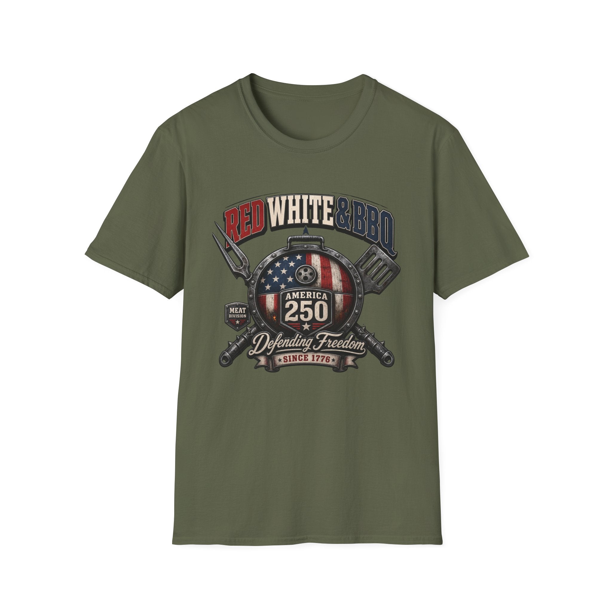 Red White BBQ 250 T-Shirt