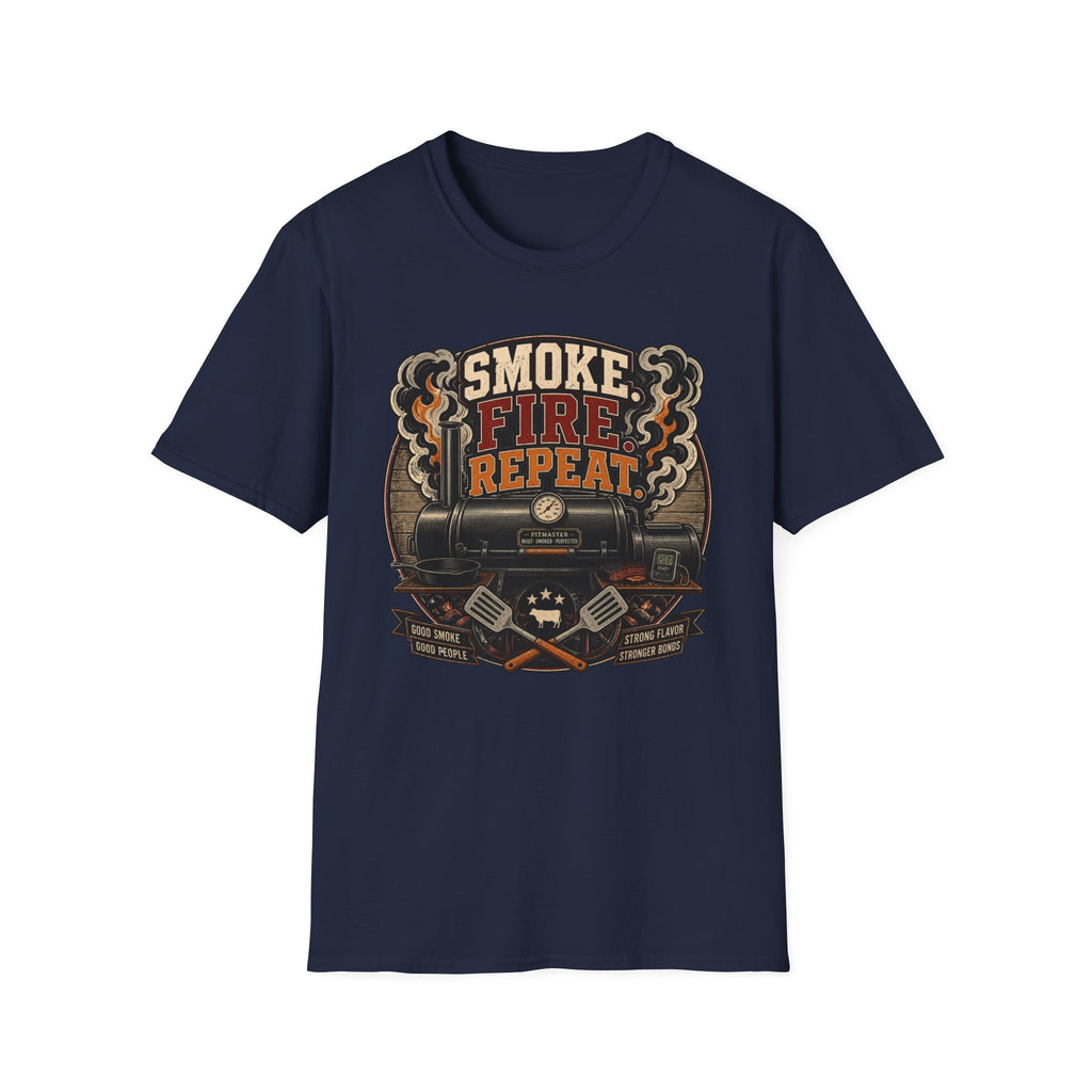 Smoke Fire Repeat Barrel T-Shirt