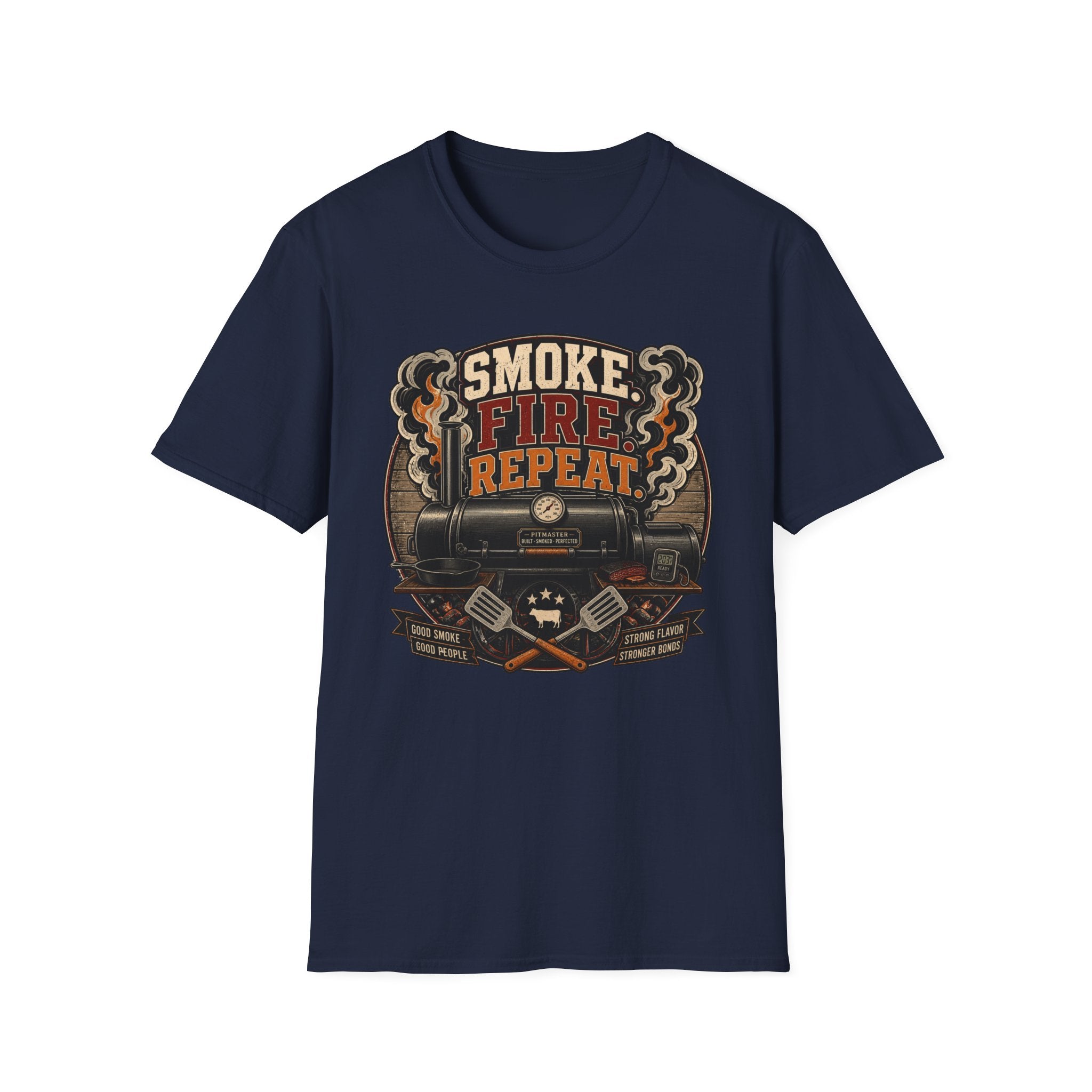 Smoke Fire Repeat Barrel T-Shirt