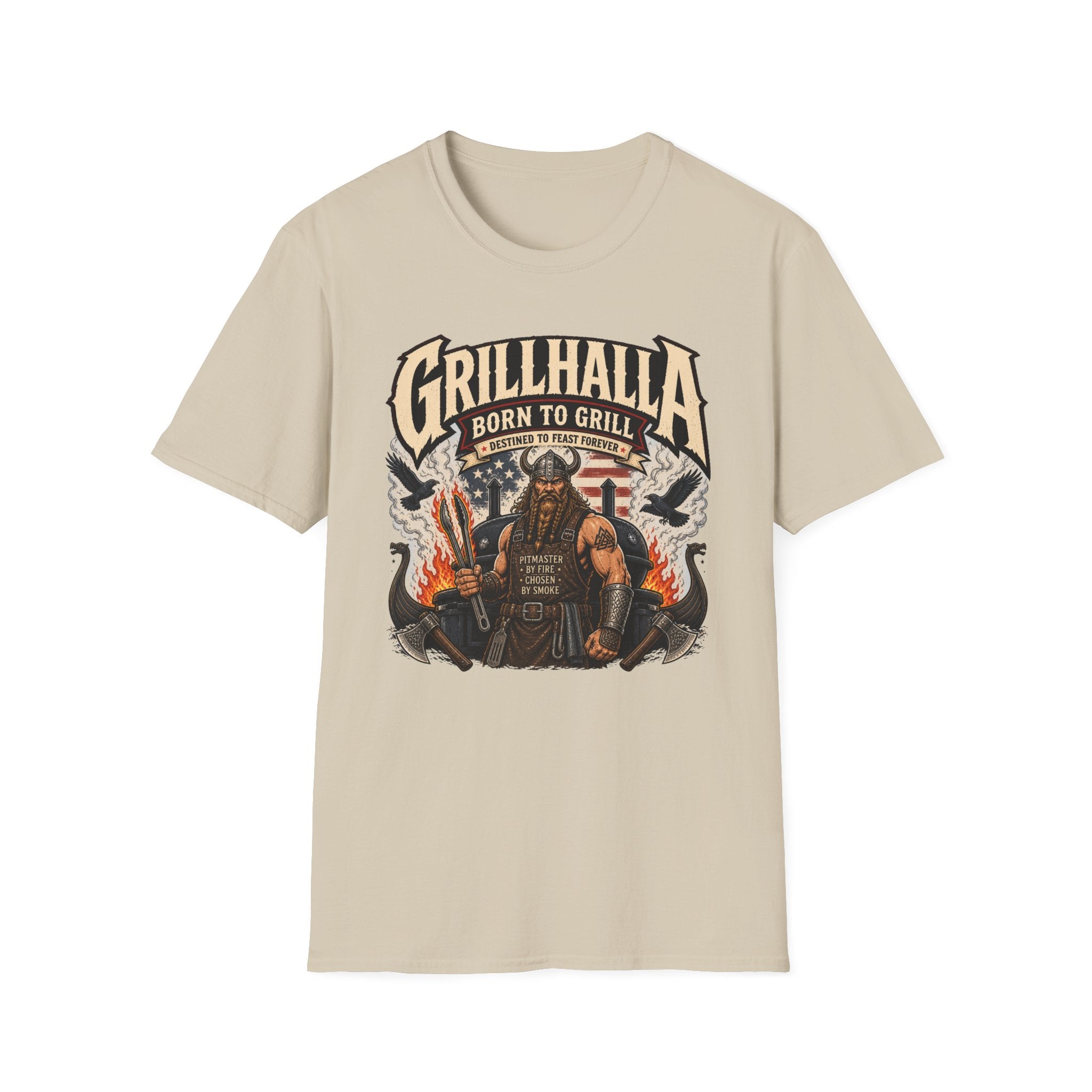 Grilhalla Born to Grill T-Shirt