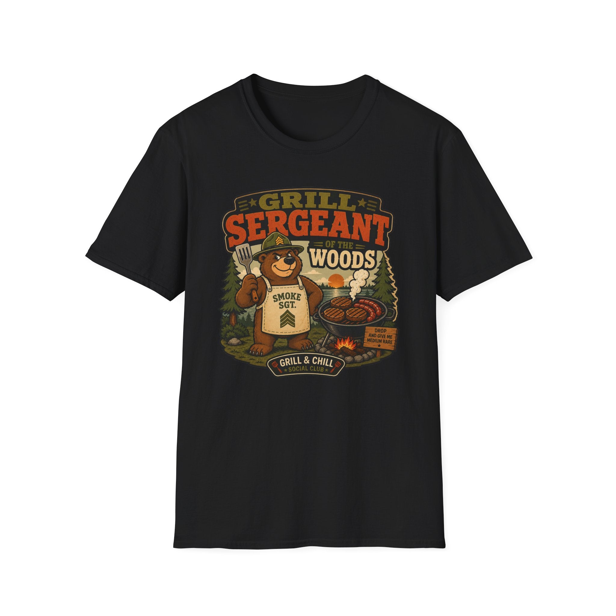 Grill Sergeant Bear T-Shirt